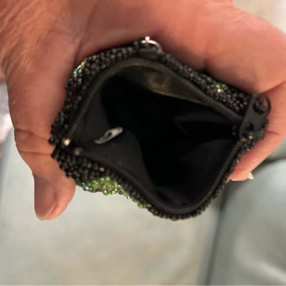 Beaded Flamingo Keychain coin purse - Picture 3 of 4